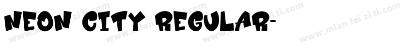 Neon City Regular字体转换